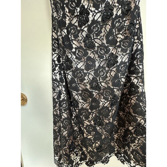 JS Boutique Womens Black Lace & Sequin Cocktail Dress Size 4 - Picture 5 of 16
